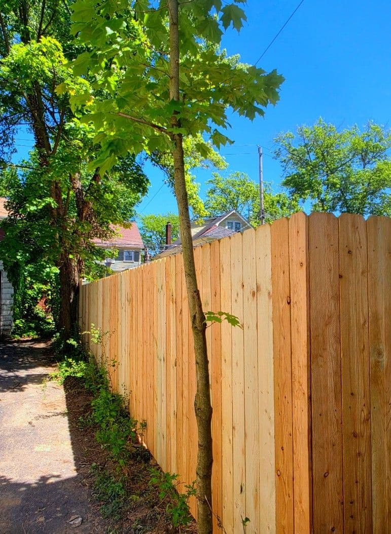 Gallery photos for Wood Privacy Fence and Driveway Gate Install in Cleveland Heights: Image #4
