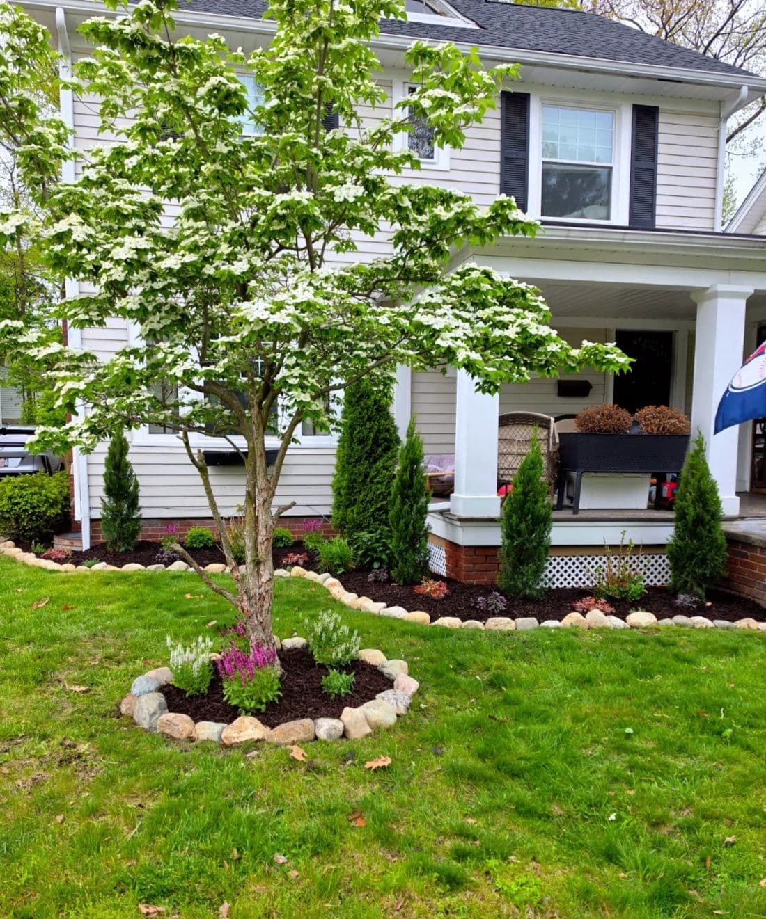 Gallery photos for Front Yard Landscape Installation Gives Lakewood Home Serious Curb Appeal: Image #1