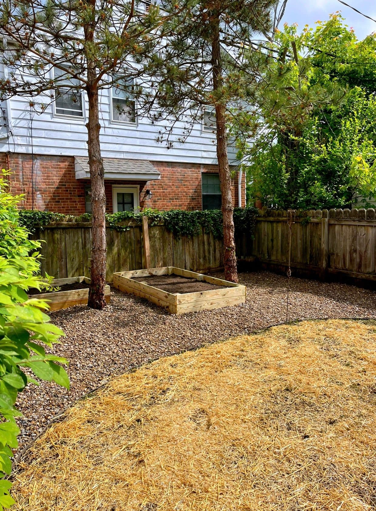 River Rock & Raised Garden Beds Project