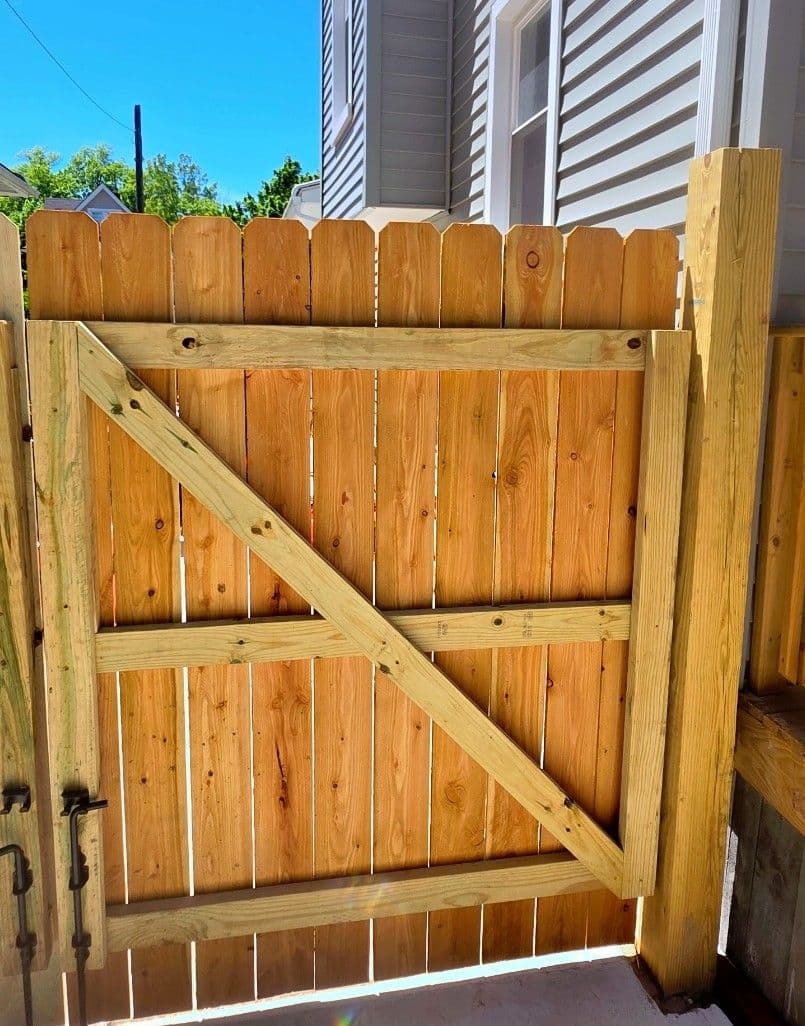 Gallery photos for Wood Privacy Fence and Driveway Gate Install in Cleveland Heights: Image #1