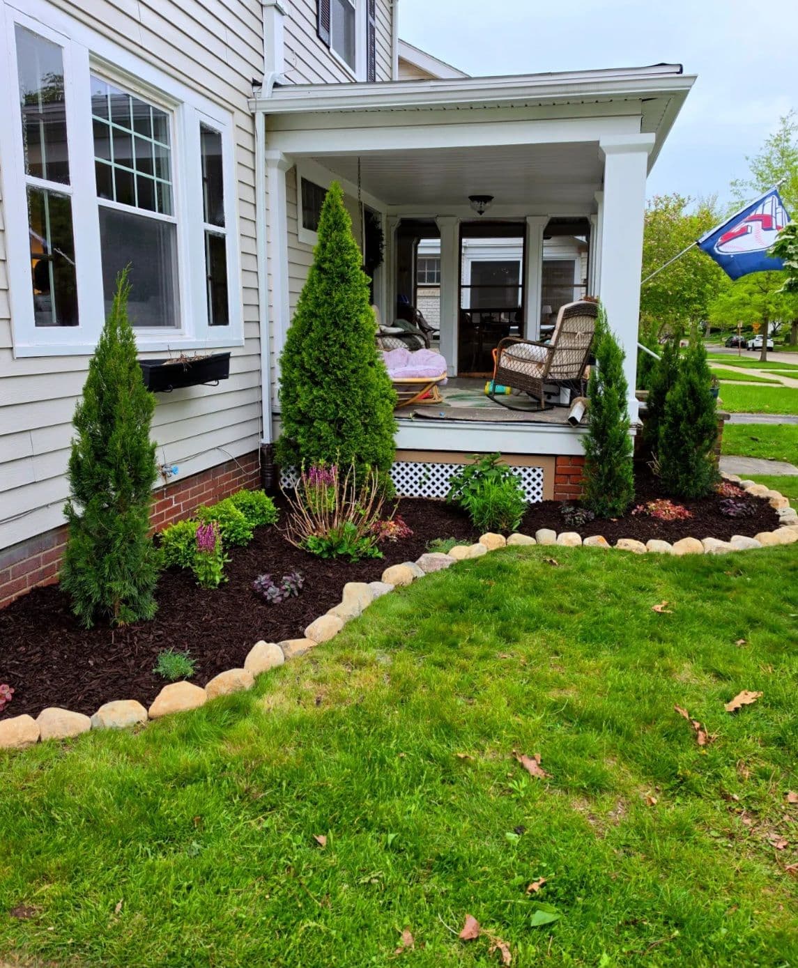Front Yard Landscape Installation Gives Lakewood Home Serious Curb Appeal image