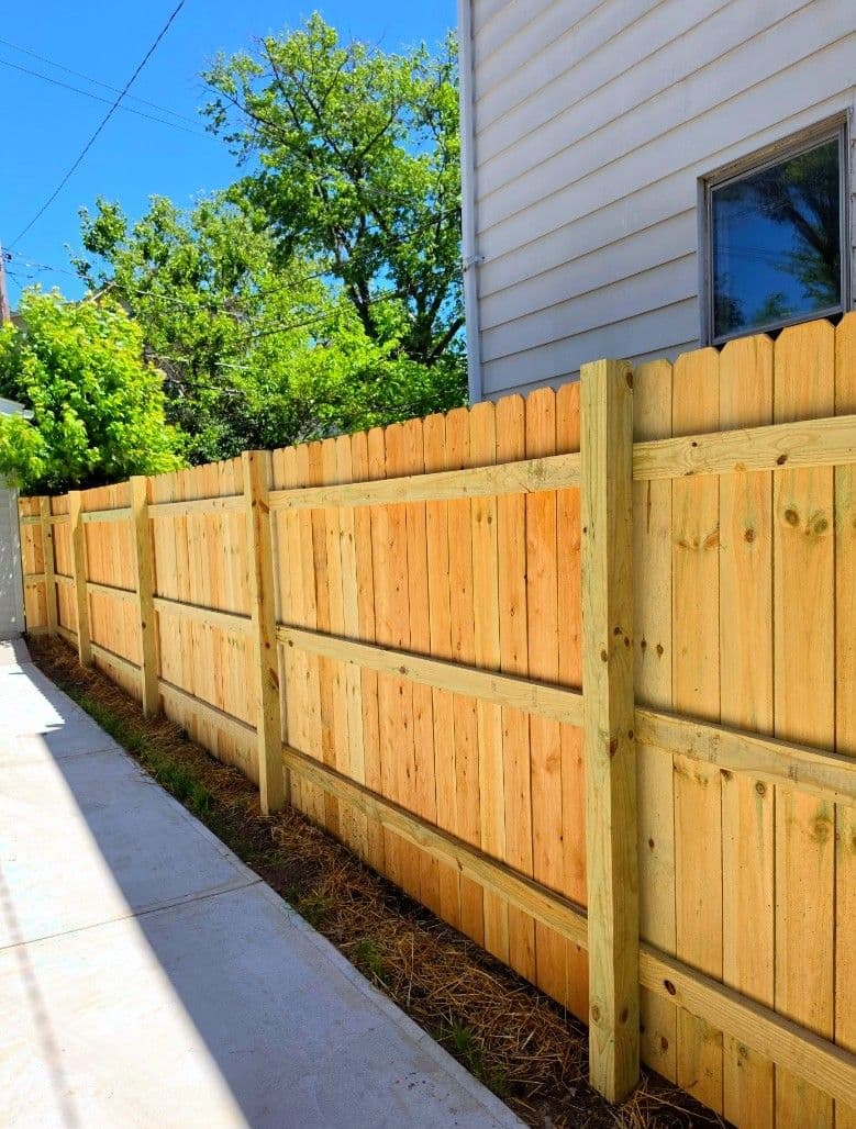 Gallery photos for Wood Privacy Fence and Driveway Gate Install in Cleveland Heights: Image #3
