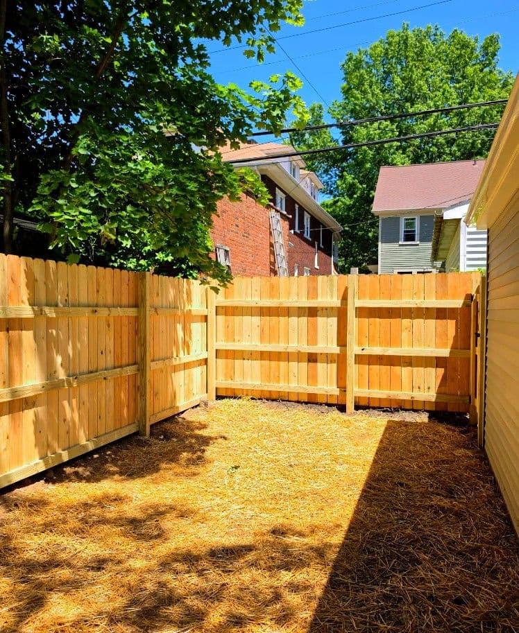 Gallery photos for Wood Privacy Fence and Driveway Gate Install in Cleveland Heights: Image #2