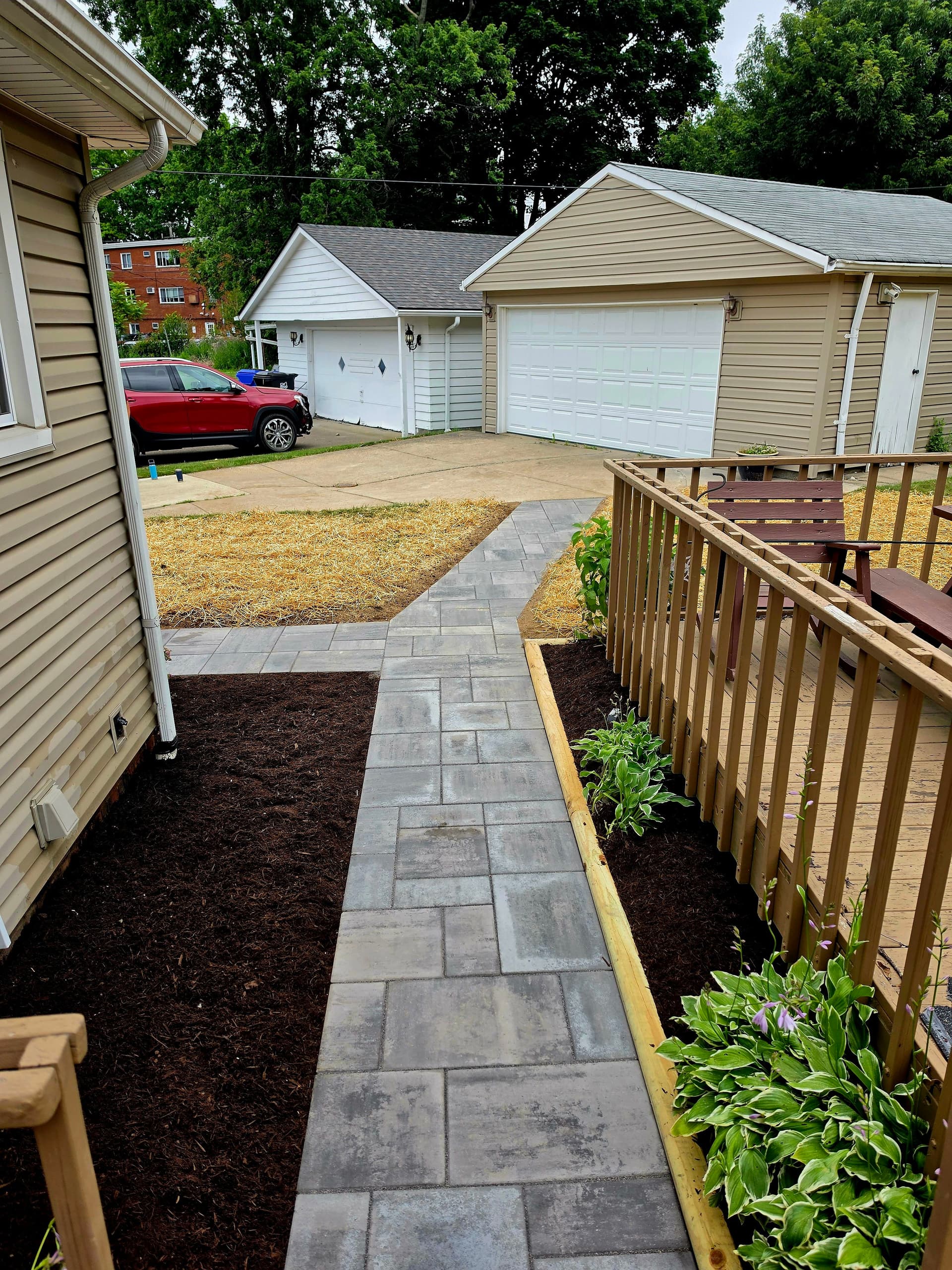 Gallery photos for Custom Paver Walkway and Native Garden Build in North Royalton: Image #5